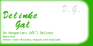 delinke gal business card